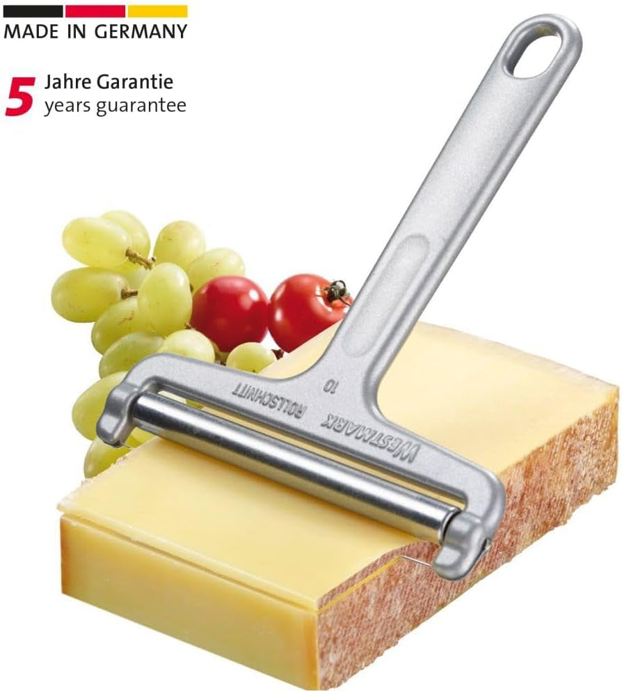 Germany Heavy Duty Stainless Steel Wire Cheese Slicer Angle Adjustable (Grey),7" X 3.9" X 0.2" -