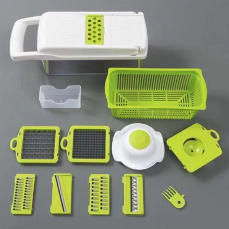 12 in 1 Manual Vegetable Chopper Kitchen Gadgets Food Chopper Onion Cutter Vegetable Slicer Kitchen Gadgets